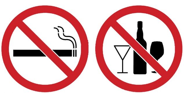Arrêtez de boire de l'alcool et de fumer avant le lifting des seins